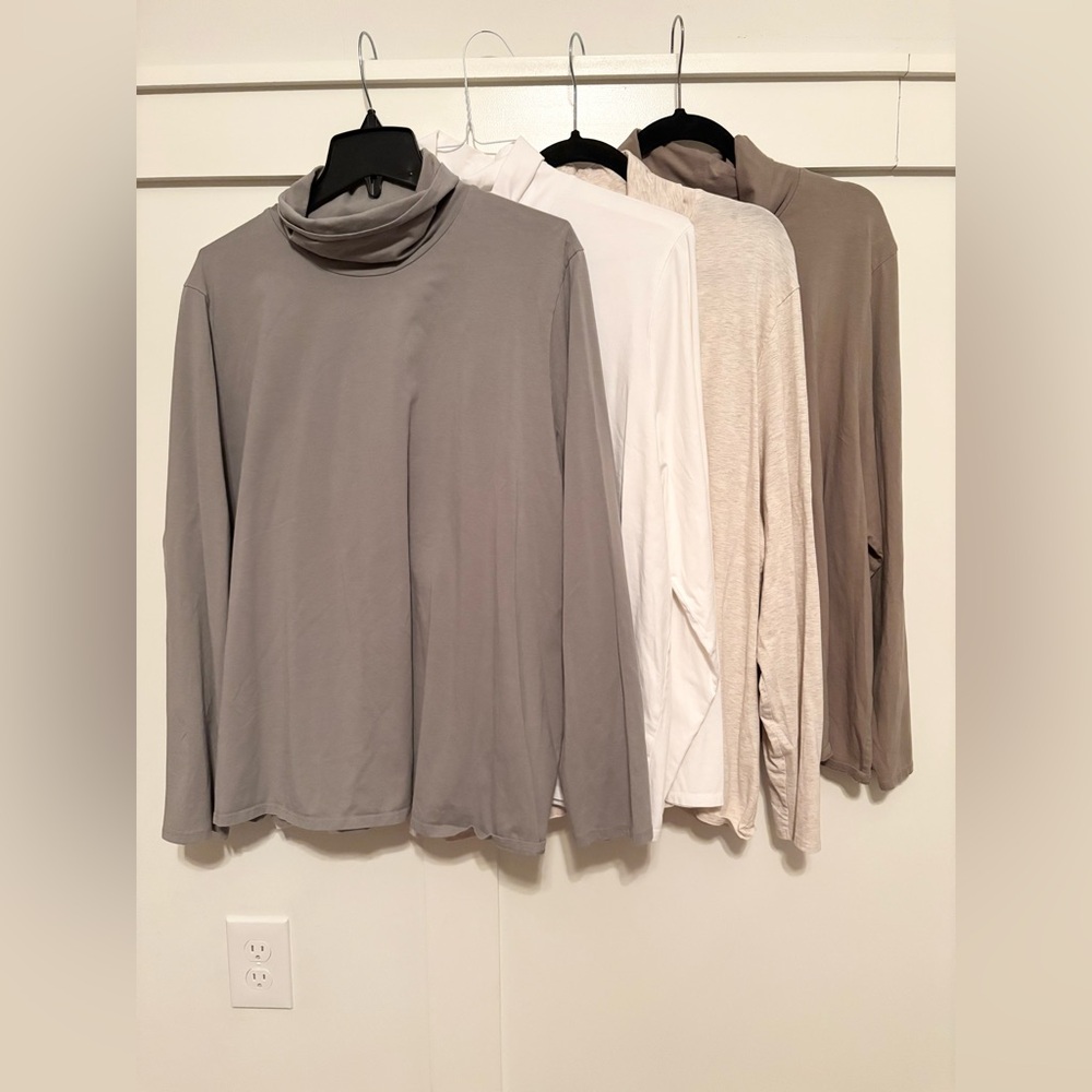 4 pack, Purejill, turtle neck, size 3x, supper soft!